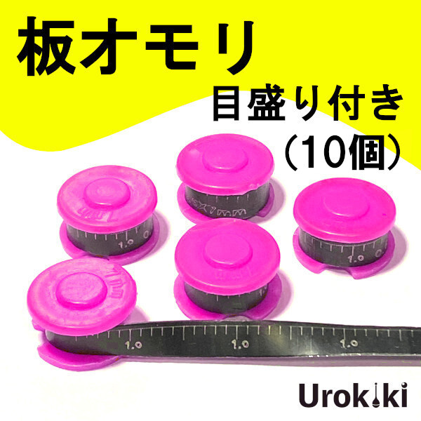 板オモリ【グラム目盛り付】(10個)重さがわかって超便利!!<もちろん新品・送料無料>拍卖