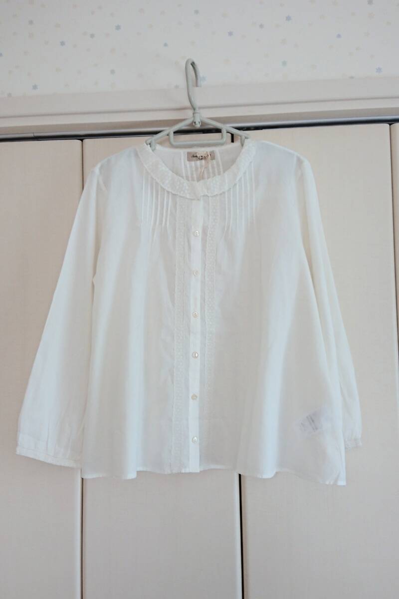 サマンサモスモス★レースブラウス・オフホワイト★タグ付き拍卖