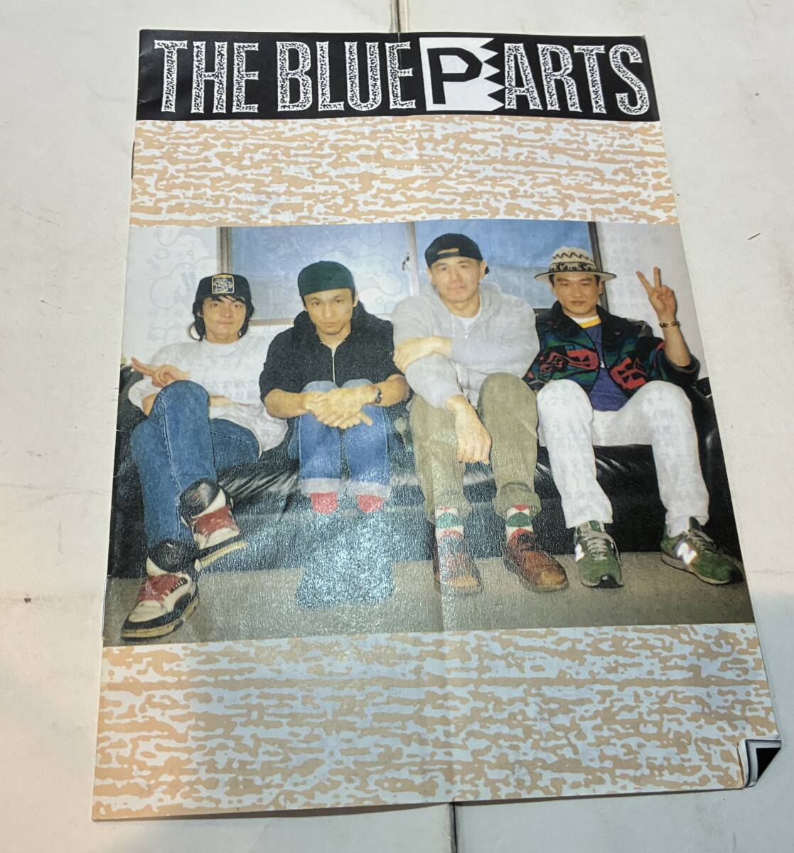 THE BULE HEARTS ブルーハーツ ファンクラブ 会報 THE BULE PEARTS 1992年5月拍卖