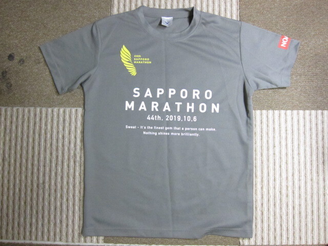 第44回札幌マラソン 参加記念Tシャツ サイズL拍卖