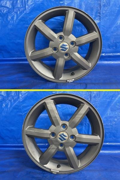 純正アルミホイール 4本 スズキ Kei ワークス Works 4H 15X4.5J PCD100 オフセット50 ハスラー・ワゴンR・エブリィなど 401840拍卖