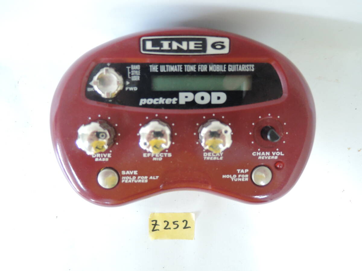 pocket POD LINE 6 ギターエフェクター 動作未確認 Z252拍卖