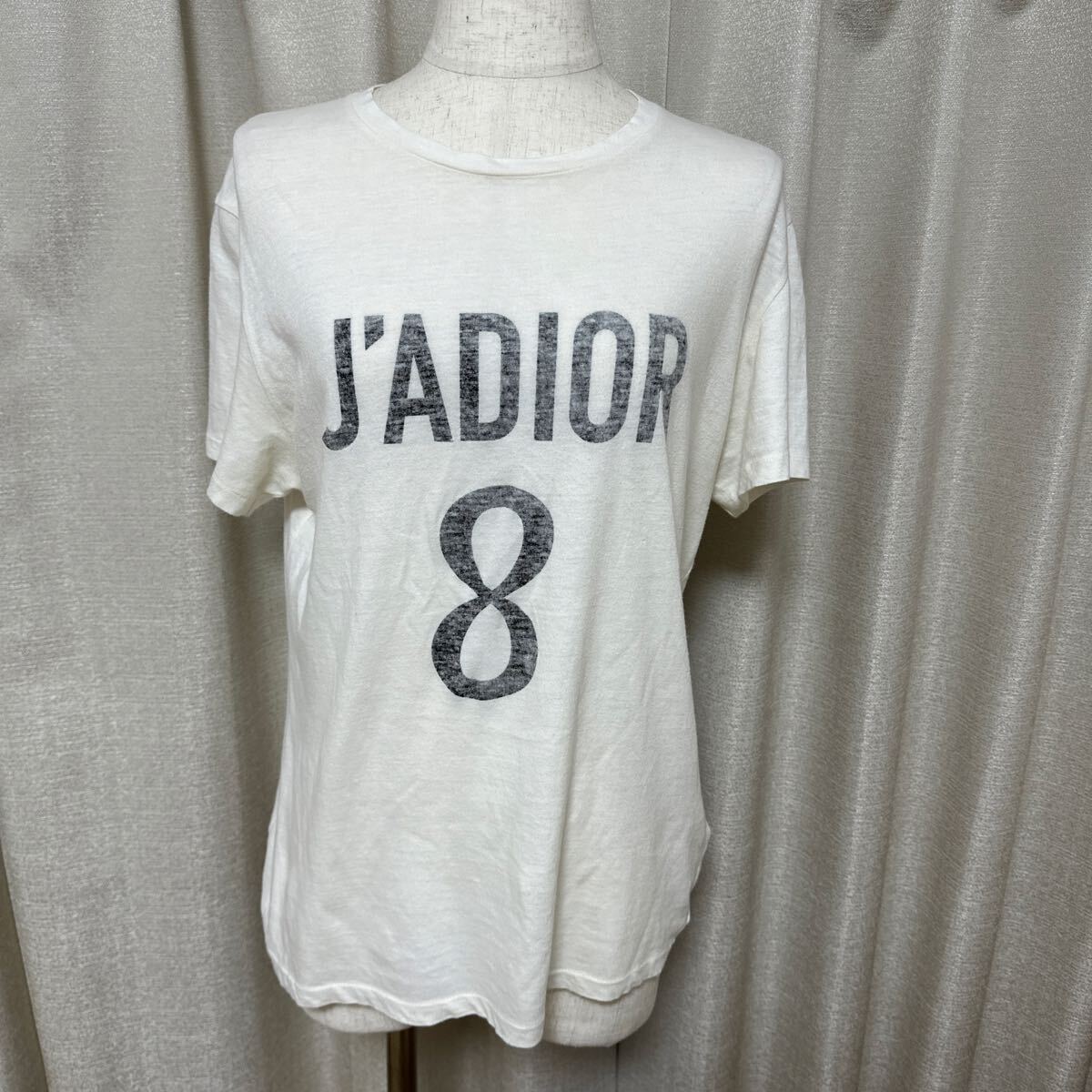 Christian Dior クリスチャンディオール J'ADIOR 8 Tシャツ size M ホワイト レディース拍卖