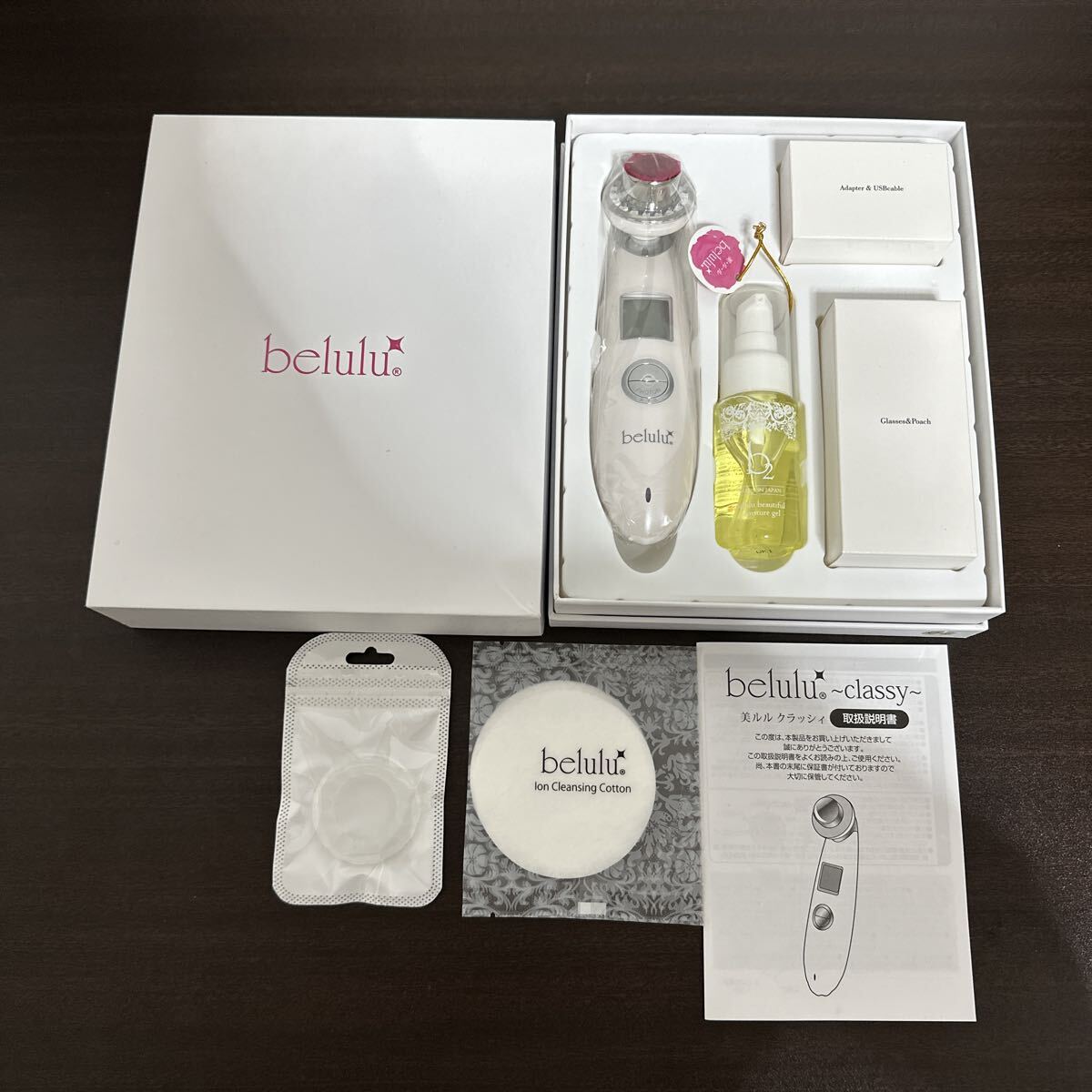 【未使用品】belulu 美ルル クラッシィ 美顔器 KRD1007N-WT イノセントホワイト拍卖