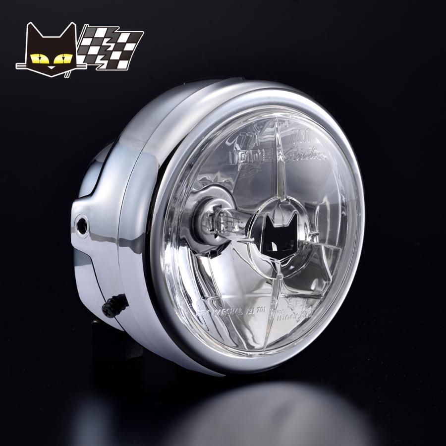 ホンダ モンキー/ゴリラ/エイプ適合 マーシャル721・701スタールクスフルキット クリアーレンズ メッキケース 4ミニ用 800-8304拍卖