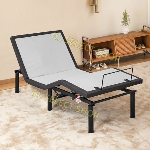 電動ベッド 折りたたみベッド 2モーター 196*97cm シングル 家庭用 組立簡単 高さ調節 角度調整拍卖