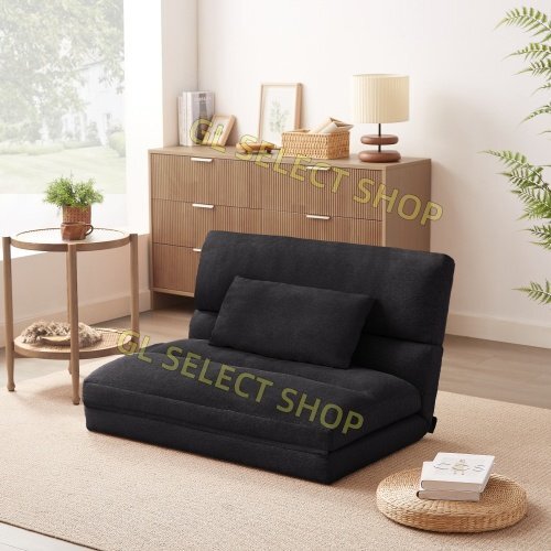 折りたたみ ソファベッド 座椅子 幅103cm 2人掛け ソファ リクライニング 5段階 コンパクト P1/P2 おしゃれ拍卖
