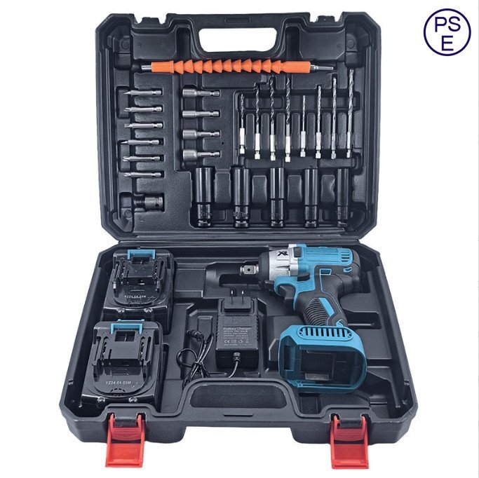 電動インパクトレンチ 600N.m 多点セ ット ー1台4役タイヤ交換 バッテリー併用電動ドリルドライバー セット 電池2本 マキタバッテリー対応拍卖