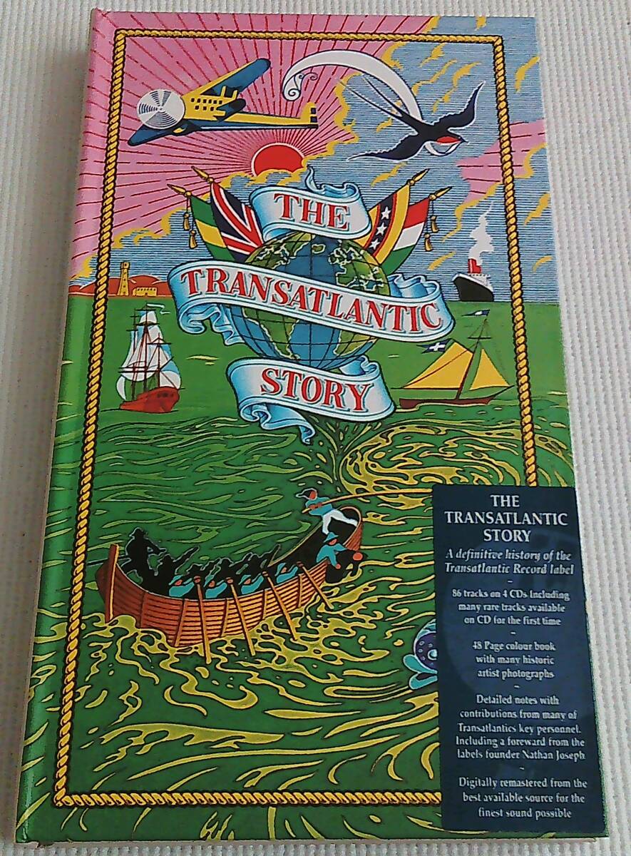 UK盤 4枚組 Digibook仕様 Various The Transatlantic Story 全86曲 ESFCD654 Remastered 48P booklet 英国トラッド・フォーク拍卖