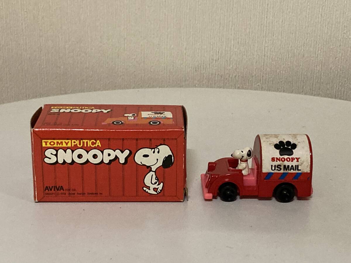 送料無料 TOMY PUTICA SNOOPY スヌーピー トミー 郵便車 21 トミカ tomica拍卖