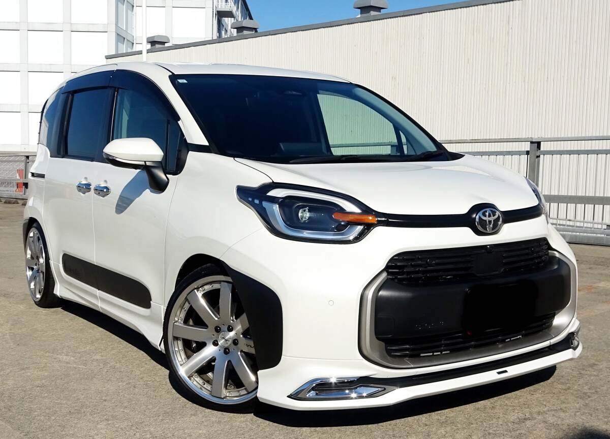 希少7人乗★令和5年5600km現行10シエンタハイブリッド最上級Z!フルモデリスタカスタム 豪華OP全方位カメラ大型ナビ Weds19インチローダウン拍卖