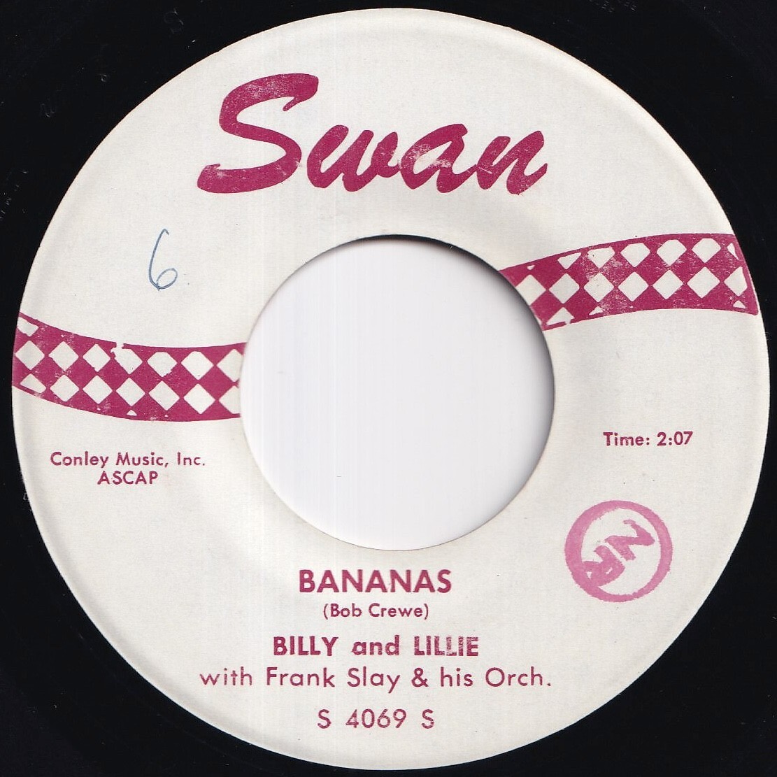 Billy & Lillie Bananas / Ain't Comin' Back To You Swan US S-4069 212630 R&B R&R レコード 7インチ 45拍卖
