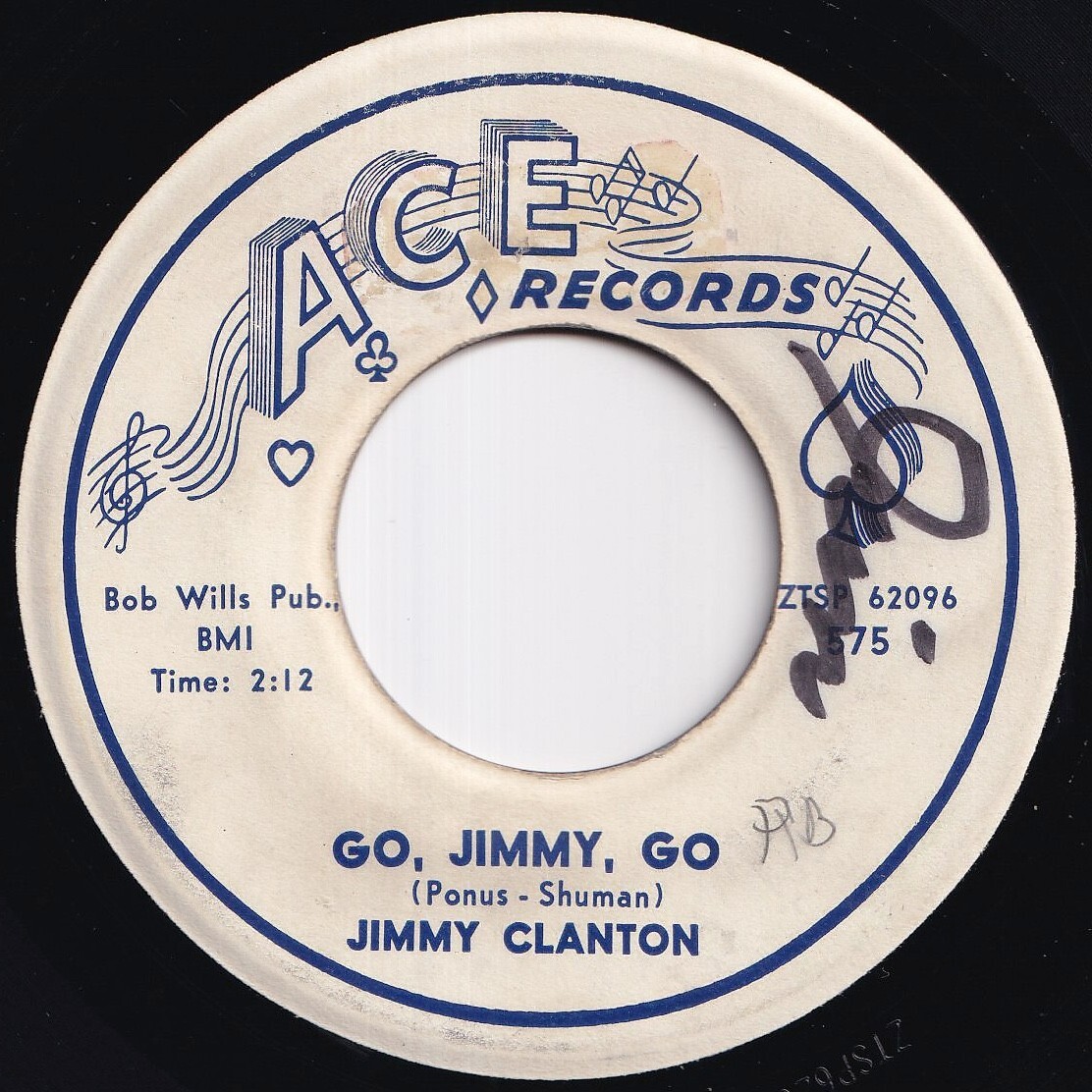Jimmy Clanton Go, Jimmy, Go / I Trusted You Ace US 575 212642 R&B R&R レコード 7インチ 45拍卖