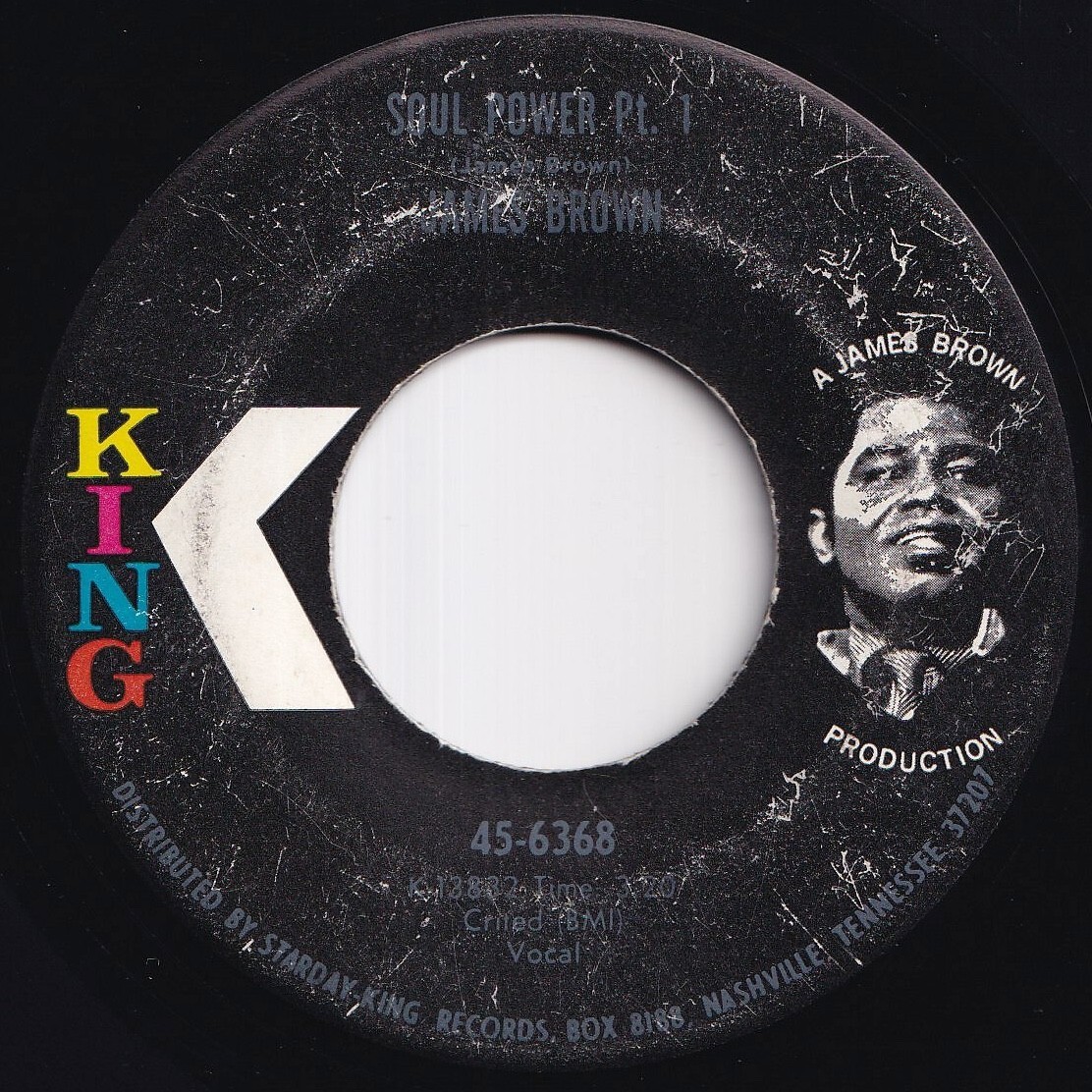 James Brown Soul Power (Part 1) / (Part 2); (Part 3) King US 45-6368 212786 SOUL FUNK ソウル ファンク レコード 7インチ 45拍卖