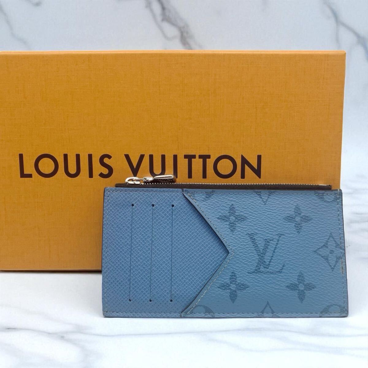 【美品】ルイヴィトン LOUIS VUITTON M30785 モノグラム タイガラマ コインカードホルダー コインケース カードケース フラグメントケース拍卖