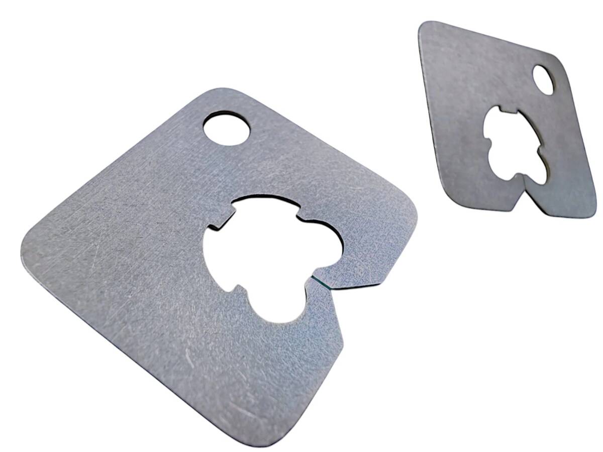 チタン製のパンの留め具(2枚セット)限定品 防災グッズ拍卖