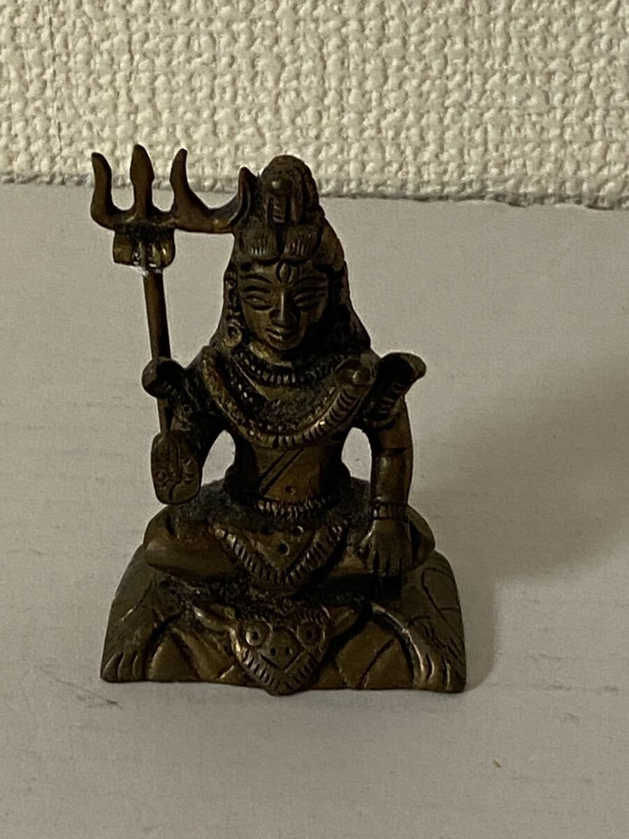 仏教美術真鍮製・シバ神像 鎮宅 辟邪 開運 置物年代物拍卖