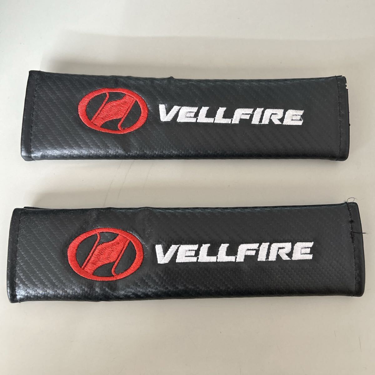VELLFIREヴェルファイア★シートベルトカバー★ロゴ刺繍入り★2個セット★中古拍卖