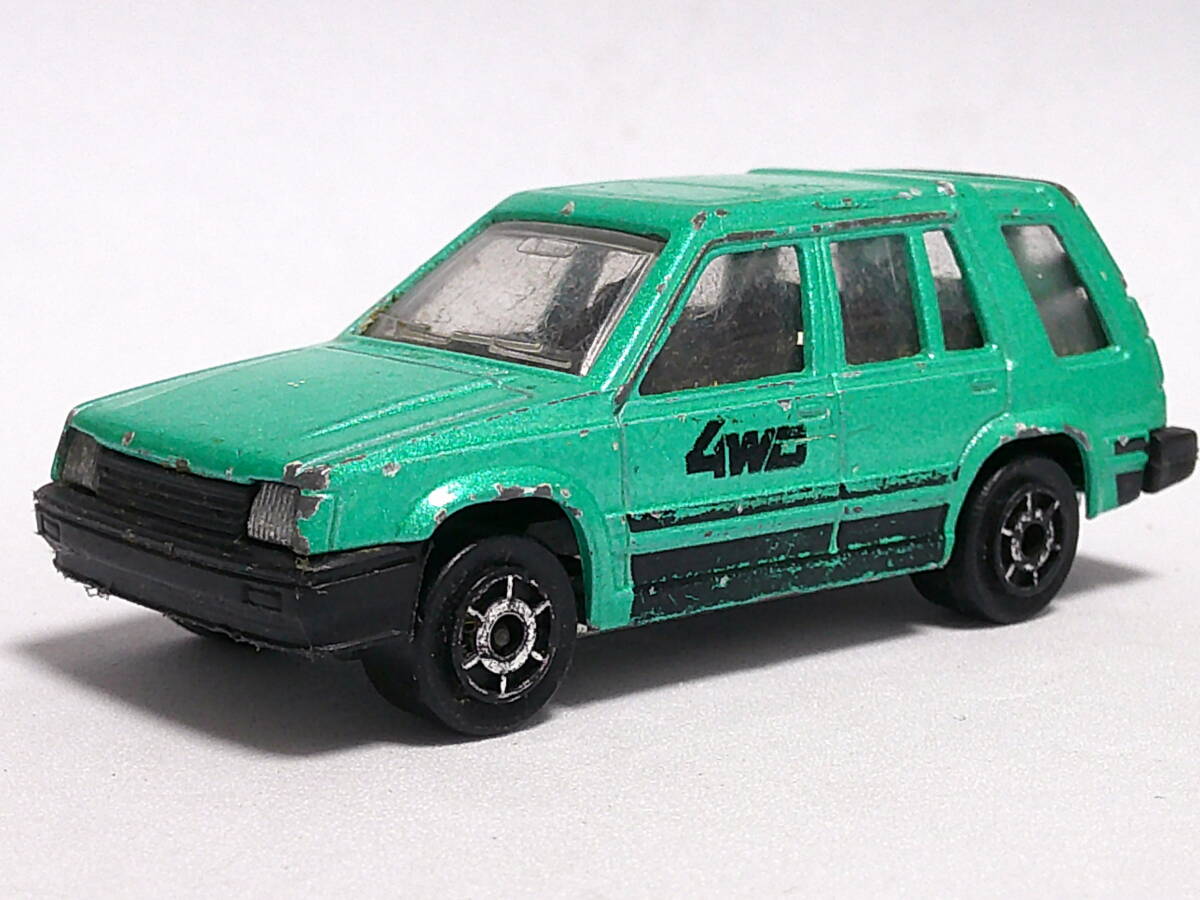 マジョレット (青緑) トヨタ 4WD スプリンター カリブ <ジャンク品> Majorette拍卖