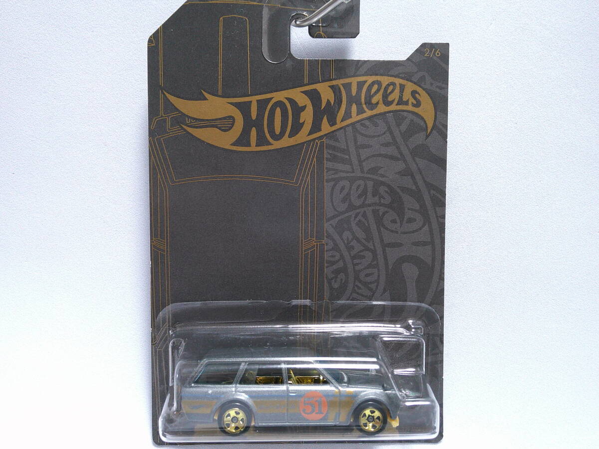 ホットウィール (灰) '71 ダットサン 510 ワゴン ブルーバード <未開封> Hot Wheels 拍卖