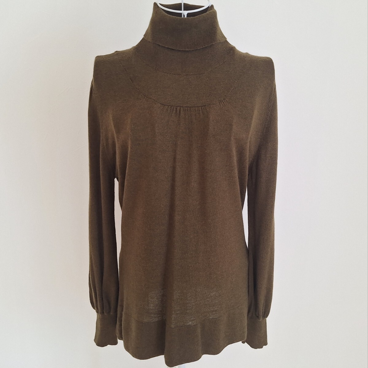 ◆美品◆raisondetre◆ レゾンデートル◆タートルニット◆カーキ◆M◆拍卖