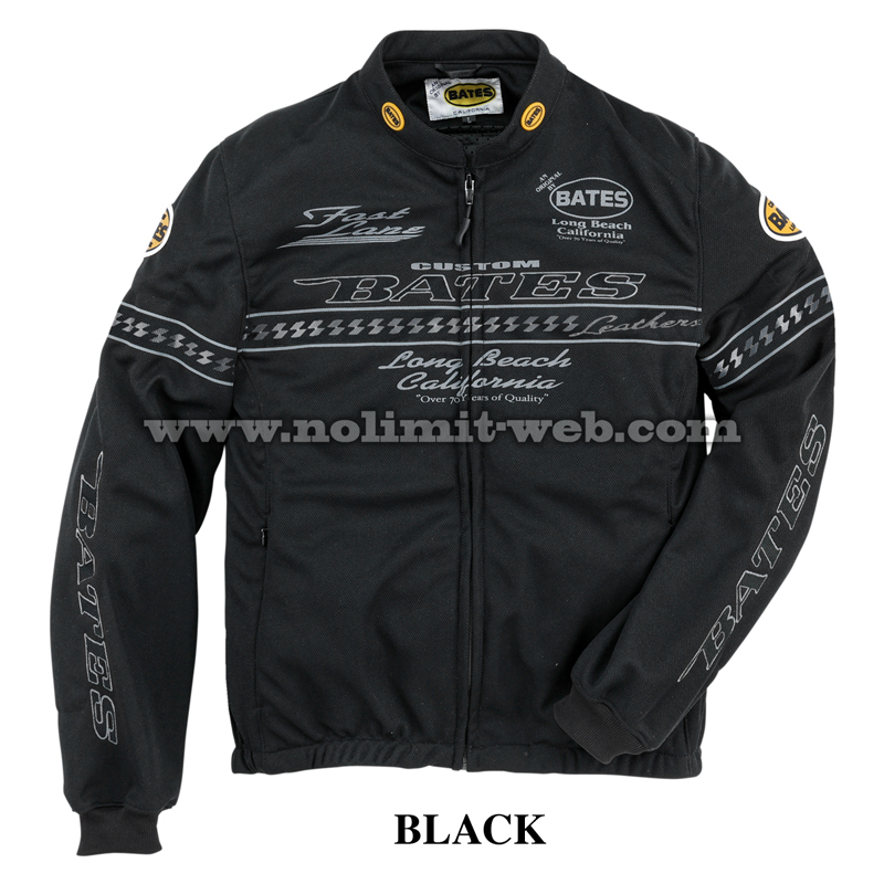 ベイツ BJCT-021 (ブラック XXLサイズ) メンズ ライト メッシュ ジャケット BATES 肩肘胸背中PAD装備 吸湿速乾 Cool-Tex 拍卖