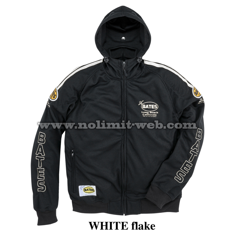 ベイツ BJCT-022P (ホワイトフレーク XLサイズ) メンズ ライト メッシュ パーカ BATES 肩肘胸背中PAD装備 吸湿速乾 Cool-Tex 拍卖