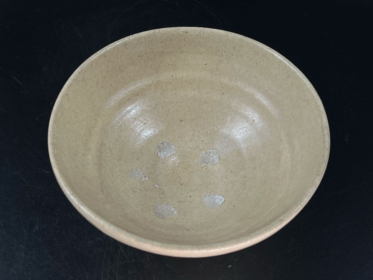 朝鮮美術 李朝 茶碗 粉引 時代物 茶道具 骨董 古玩【博圓】径15cm拍卖