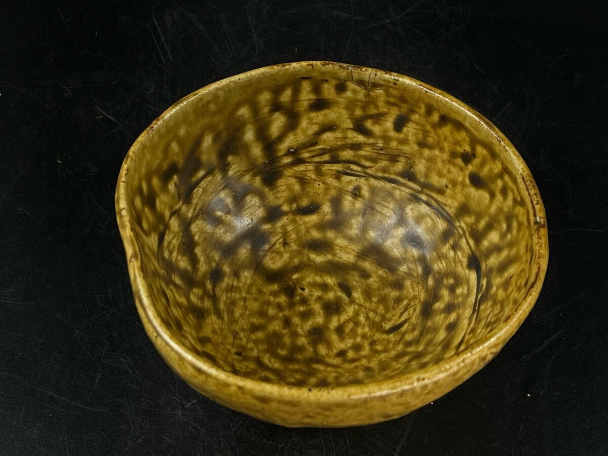 信楽焼 茶碗 在銘 定? 茶道具 抹茶碗【博圓】径13cm拍卖