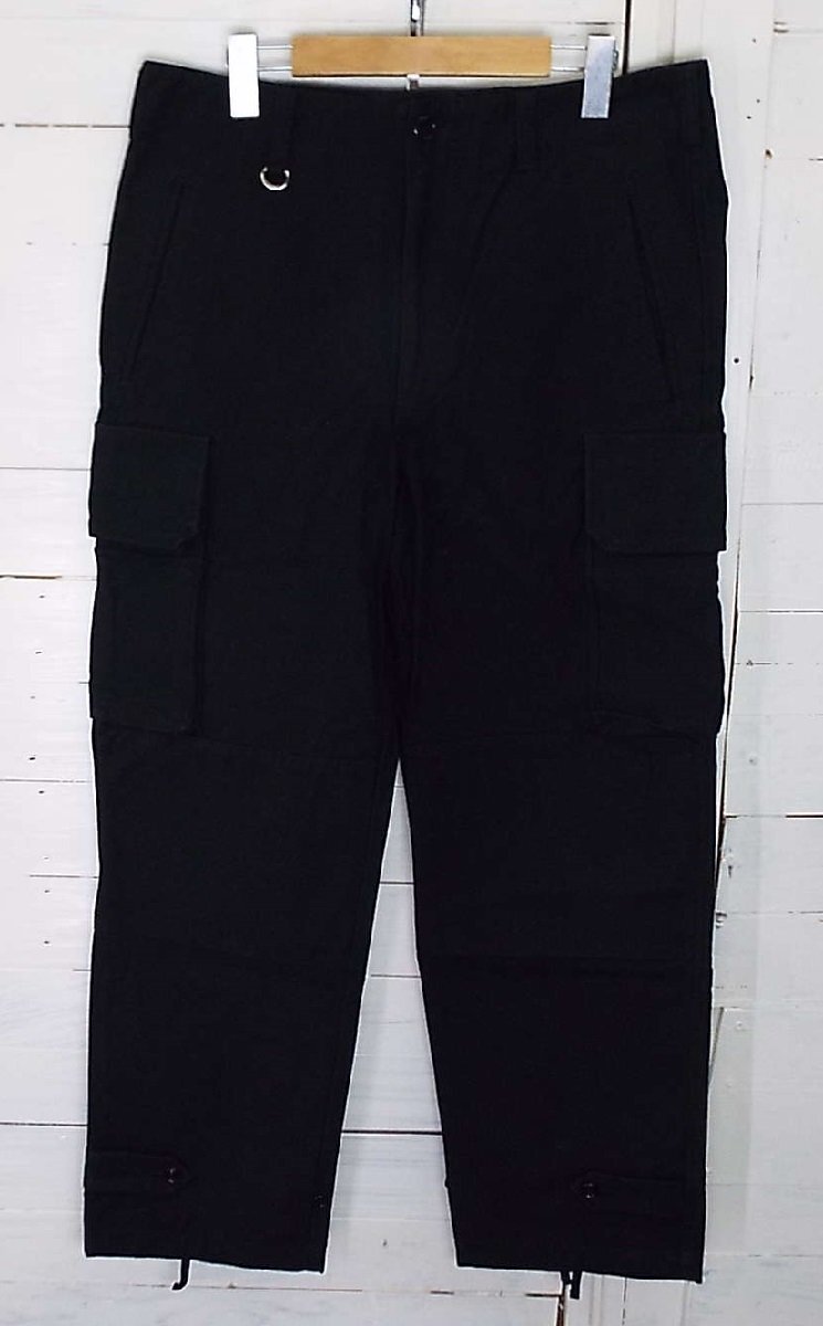 T3409〇SOPH.ソフ/SOPHNET.ソフネット FRENCH CARGO PANTS フレンチ カーゴパンツ SOPH-212030 ブラック Mサイズ拍卖