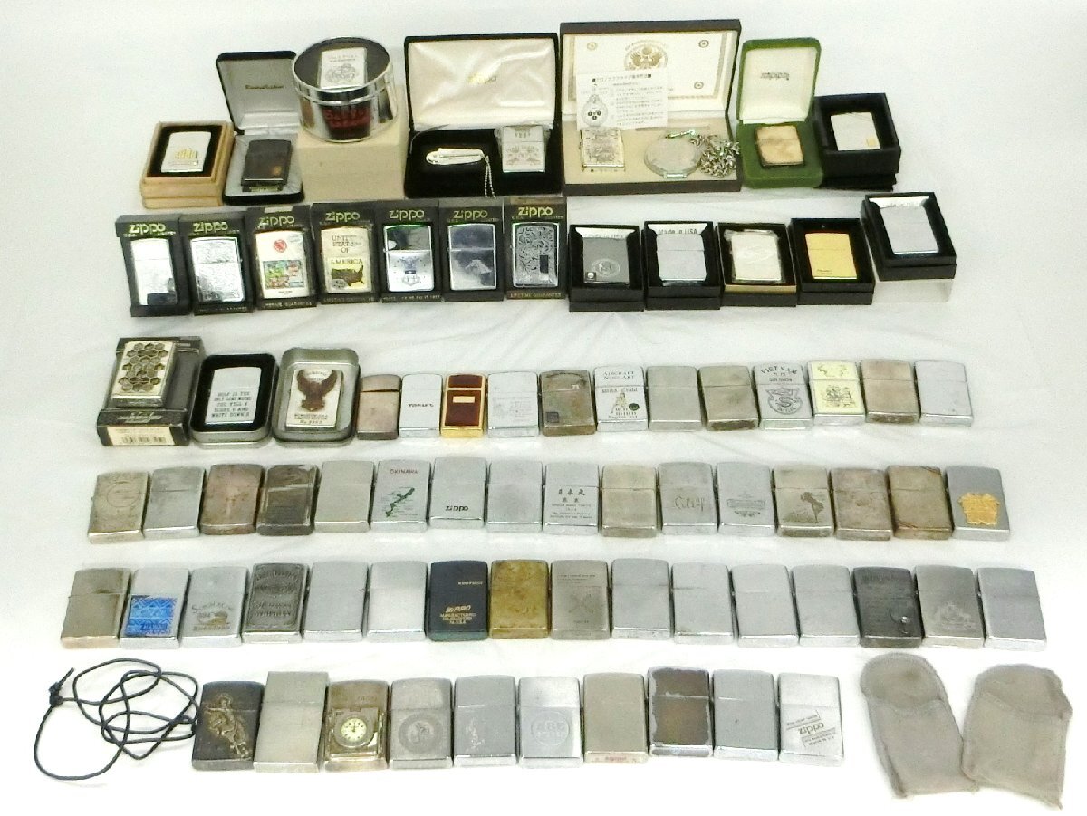 Zippo大量まとめ 約76点 HARLEY-DAVIDSON/平成仮面ライダー/幻想魔伝最遊記/大工の源さん/HAWAII 他 喫煙グッズ 1円~ N0349-拍卖
