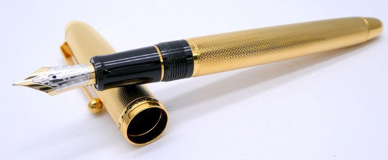PILOT CUSTOM カスタム745 ゴールドxブラック ペン先 18K-750 10 SFM パイロット 万年筆 筆記用具 文房具 1円~ K0372拍卖