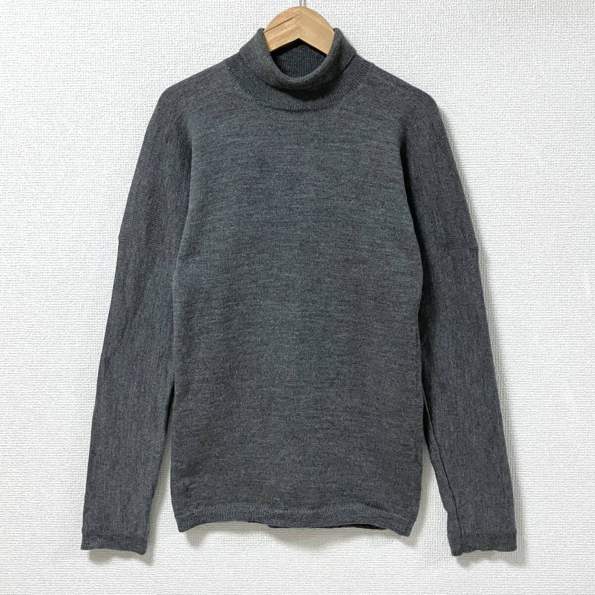 AD1995 COMME des GARCONS タートルネック ドルマン ウール ニット セーター グレー コムデギャルソン 90s VINTAGE archive 5060296拍卖