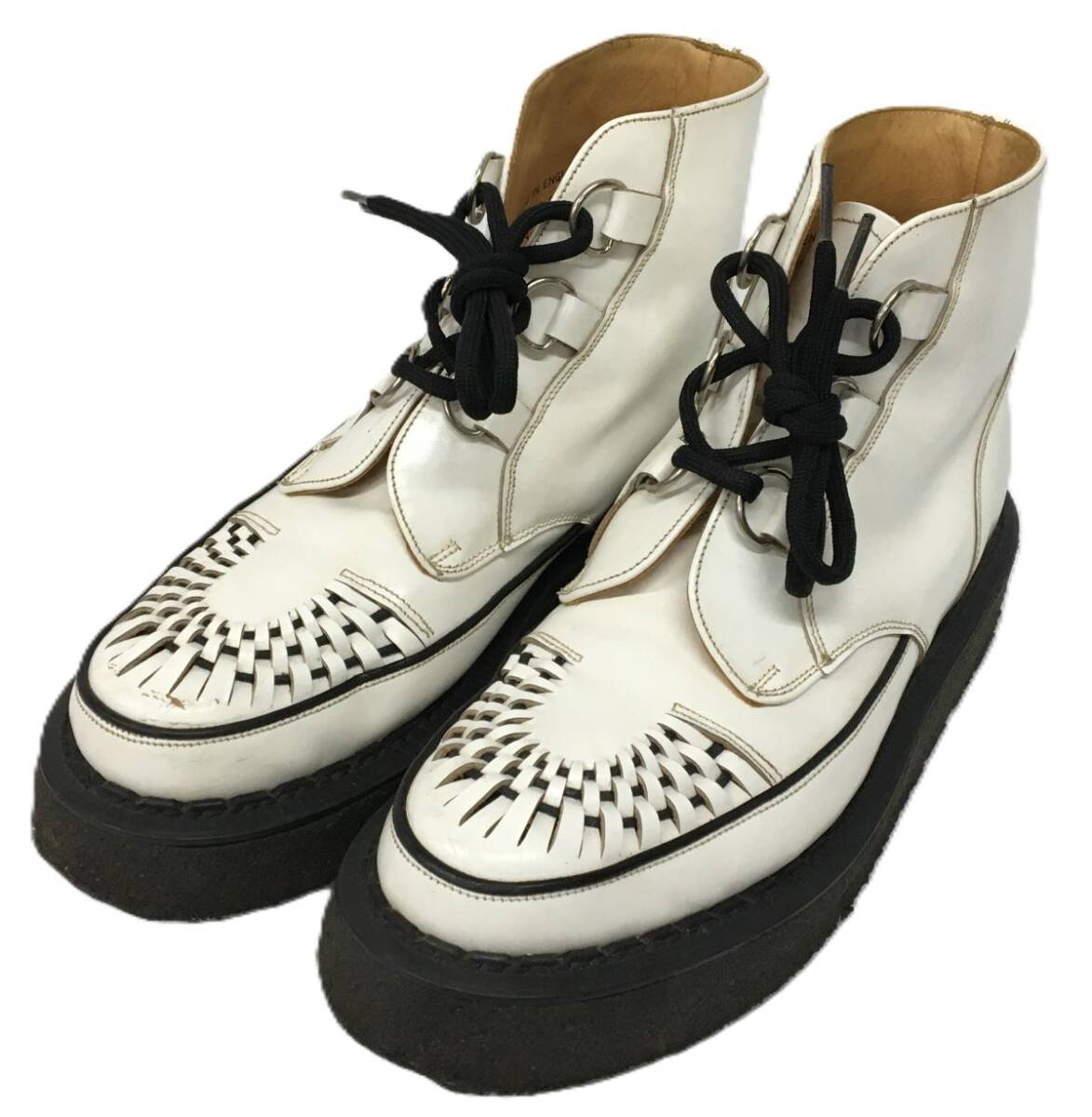 S11-761-152【中古/送料無料】GEORGE COX(ジョージコックス) 13327V SKIPTON BOOT ハイカット ブーツ チャッカブーツ 8(約27.0cm)拍卖