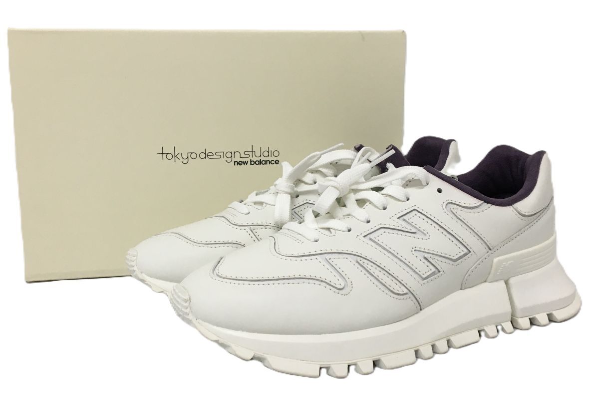 S11-733-150【中古美品/送料無料】TOKYO DESIGN STUDIO New Balance Overcoat RC1300 White MS1300OA ニューバランス スニーカー 28.0cm拍卖