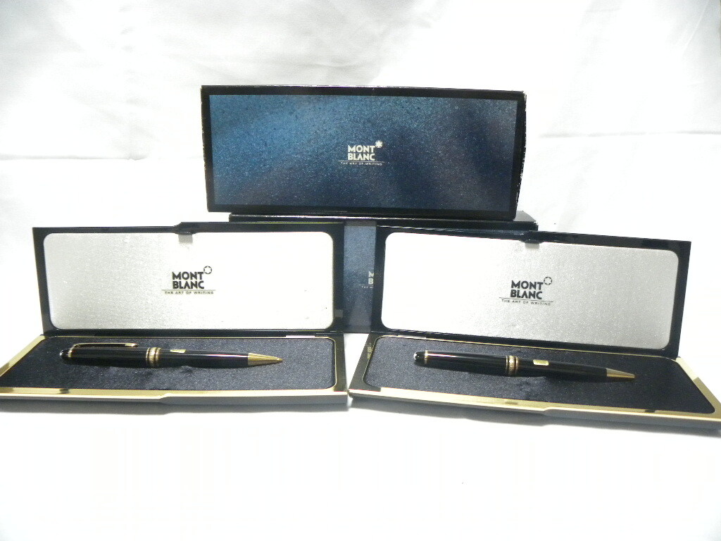 MONTBLANC モンブラン MEISTER STUCK マイスタースタック ボールペン シャーペン 筆記用具 箱付 ブランド小物 AA077拍卖