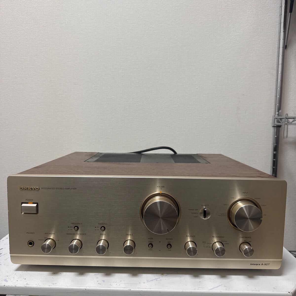 ONKYO オンキョー Integra A-927 アンプ 通電確認済み 現状品拍卖