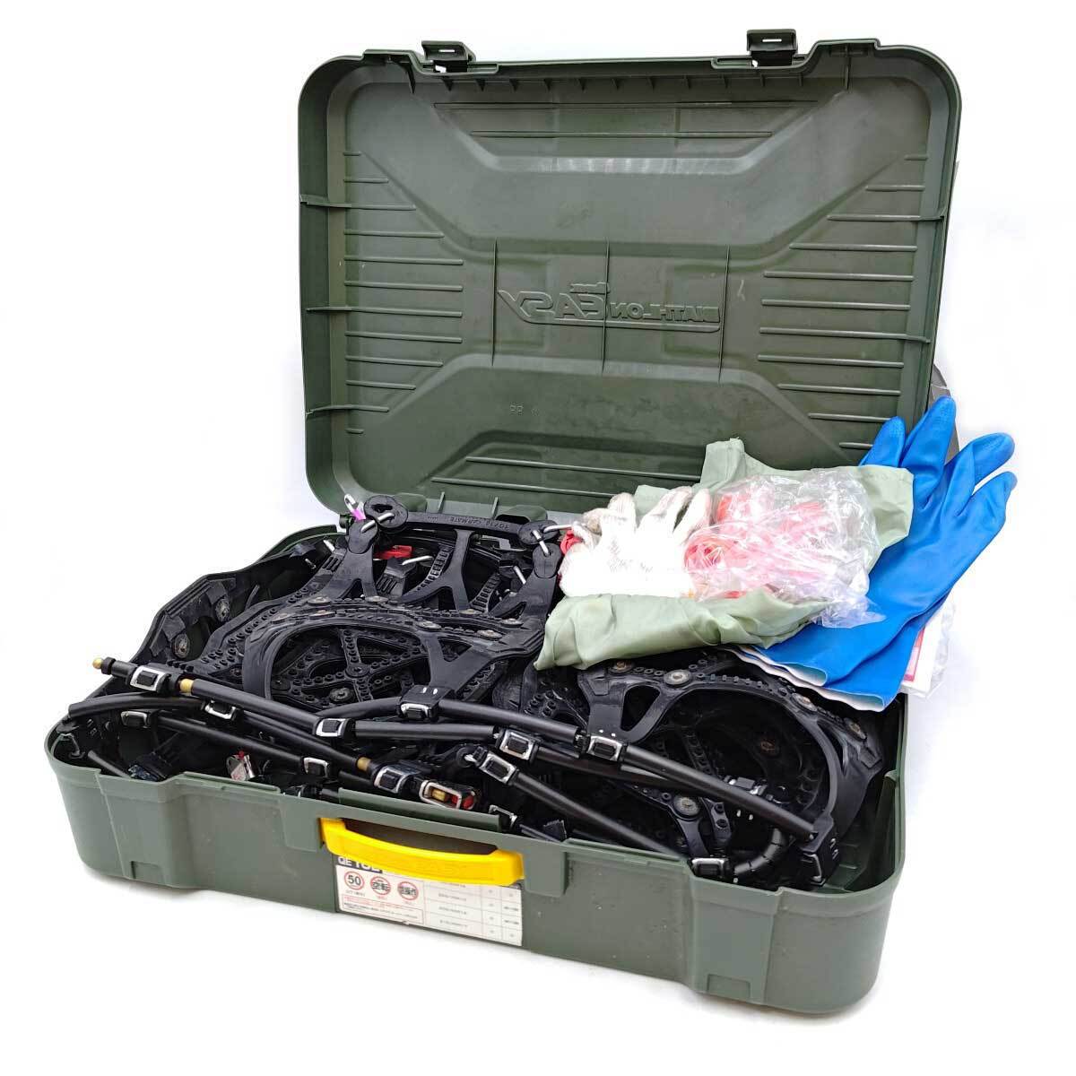 【中古】CARMATE カーメイト 非金属タイヤチェーン バイアスロン クイックイージー BIATHRON Quick Easy QE10L拍卖