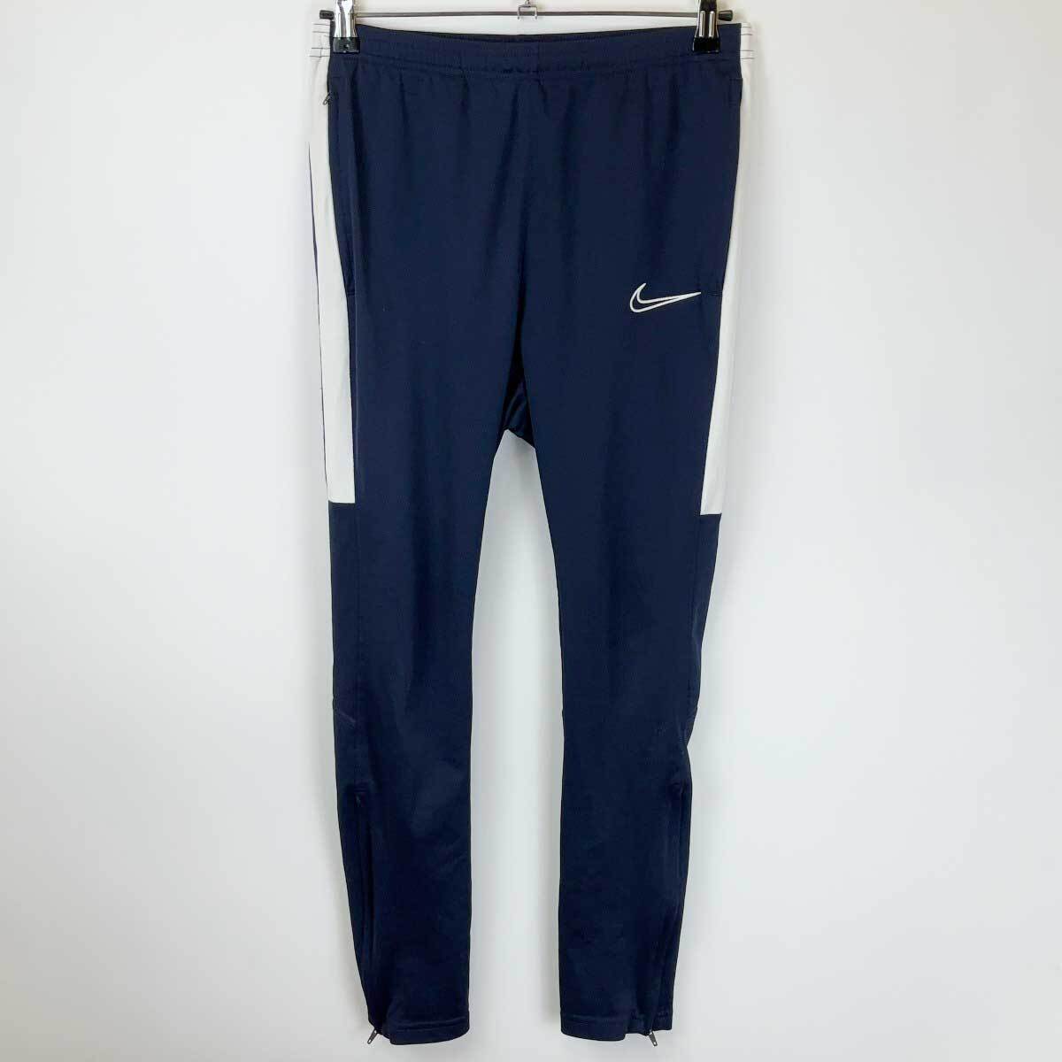 【中古】ナイキ DRI-FIT アカデミー K2 トラックパンツ S ネイビー AO0054-461 NIKE サッカー フットサル ジャージ拍卖