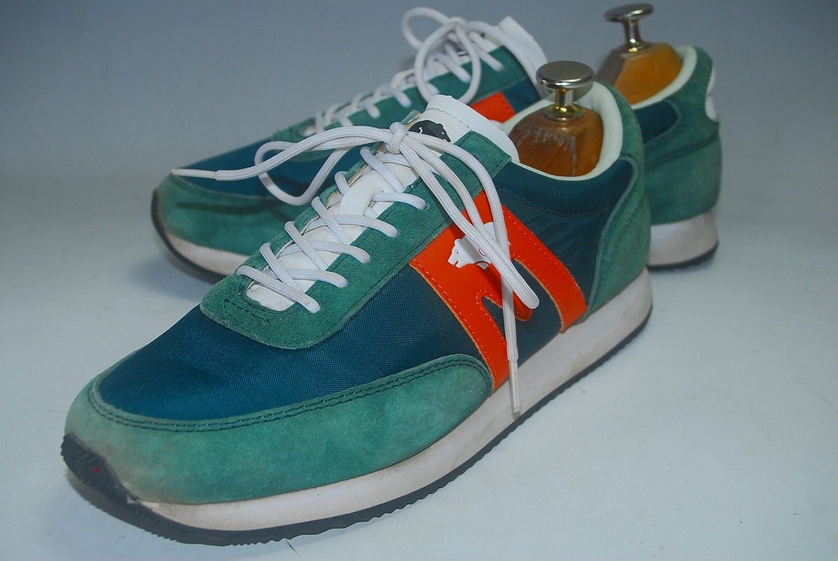 ATX2437/最終価格!他のサイトでも出品中!早い者勝ち!KARHU/緑/良品/24.5㎝/US6/ロー/圧巻の存在感!フィンランド1916拍卖