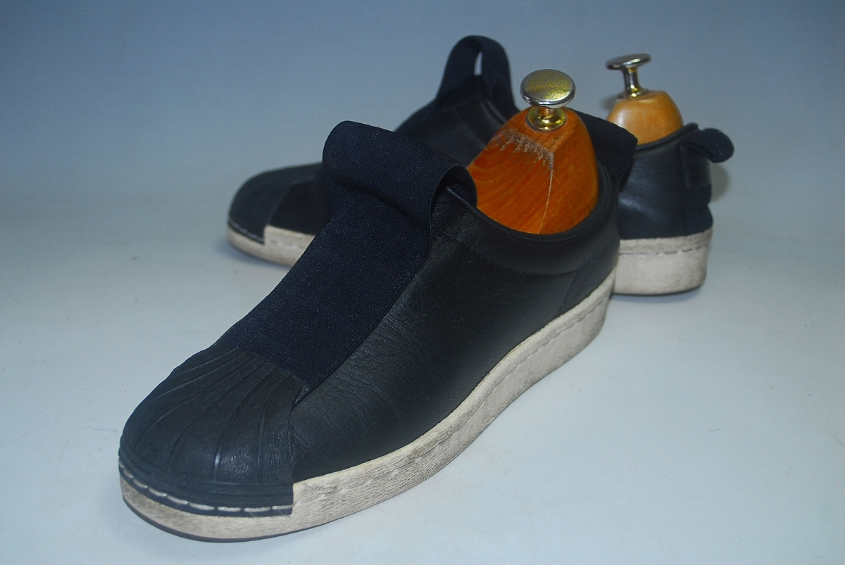 ATX2147/最終価格!1000円スタート!アディダス/adidas/スーパースター BW スリッポン /黒/ブラック/他サイトで即決出品中!23㎝/US/ロー拍卖