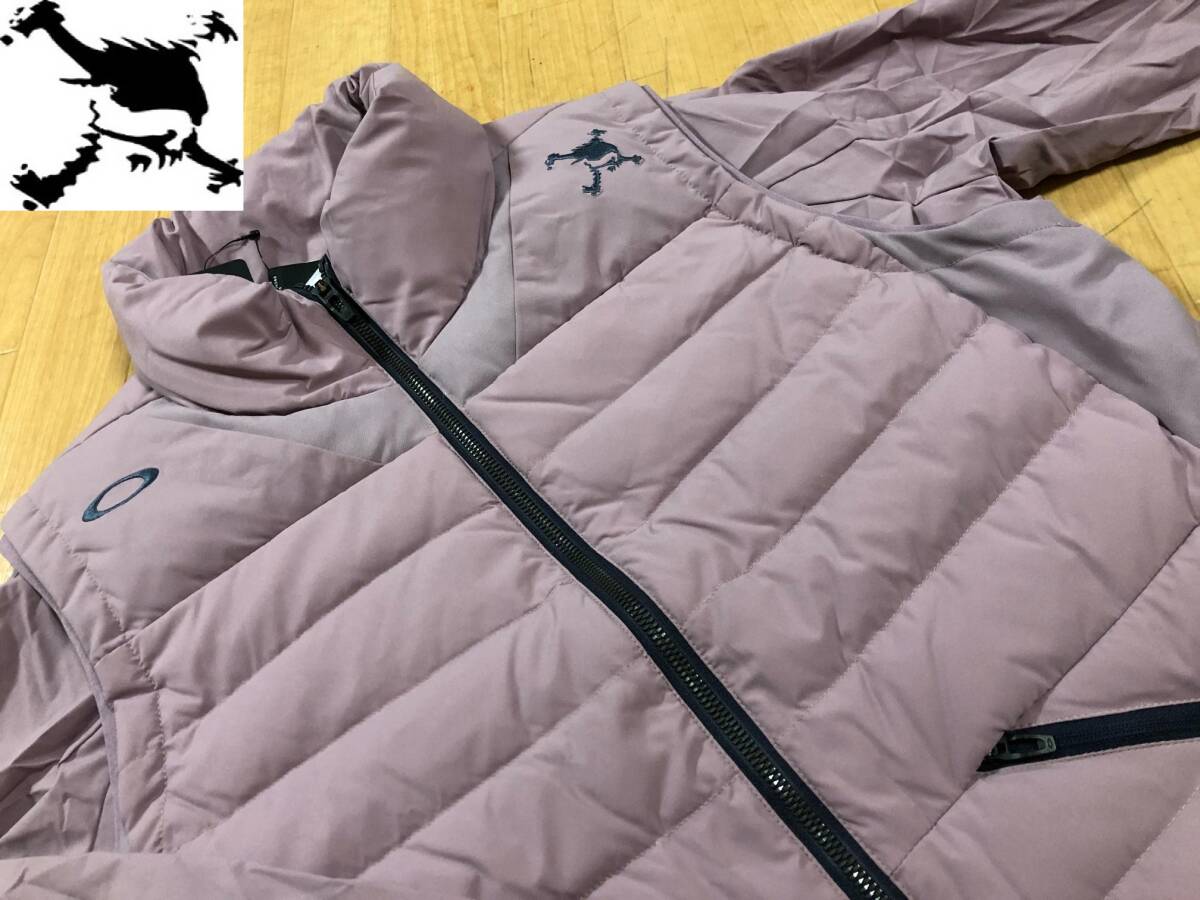 ・スピード発送 新品未使用 OAKLEYGOLF(オークリーゴルフ)秋冬 SKULL 撥水、防風、ストレッチ,軽量 2WAYダウンベスト FOA405725(42E)L拍卖