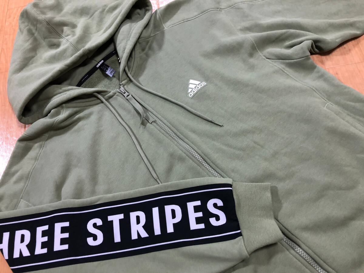 ・スピード発送 新品未使用 adidas Golf(アディダスゴルフ) 秋冬 ワーディングパック フルジップジャケト KWX99(テントグリーン)XL拍卖