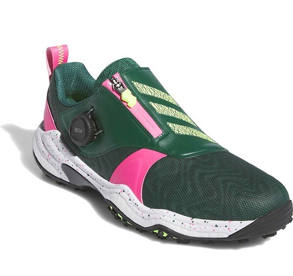 ・スピード発送 新品未使用 adidas Golf(アディダスゴルフ) Codechaos Boa 25 防水 スパイクレス IG8706(Green/Lemon/Pink)26.0CM拍卖