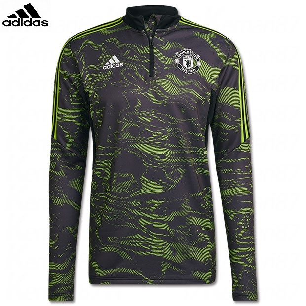 ・スピード発送 新品未使用 adidas(アディダス)マンチェスターユナイテッド 22/23 EU トレーニングトップ II853(グリーン) S拍卖