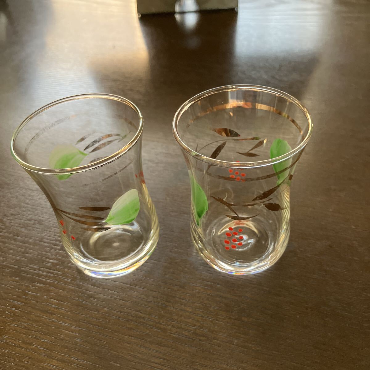 昭和レトロ ショットグラス 冷酒グラス アンティーク 2個セット拍卖