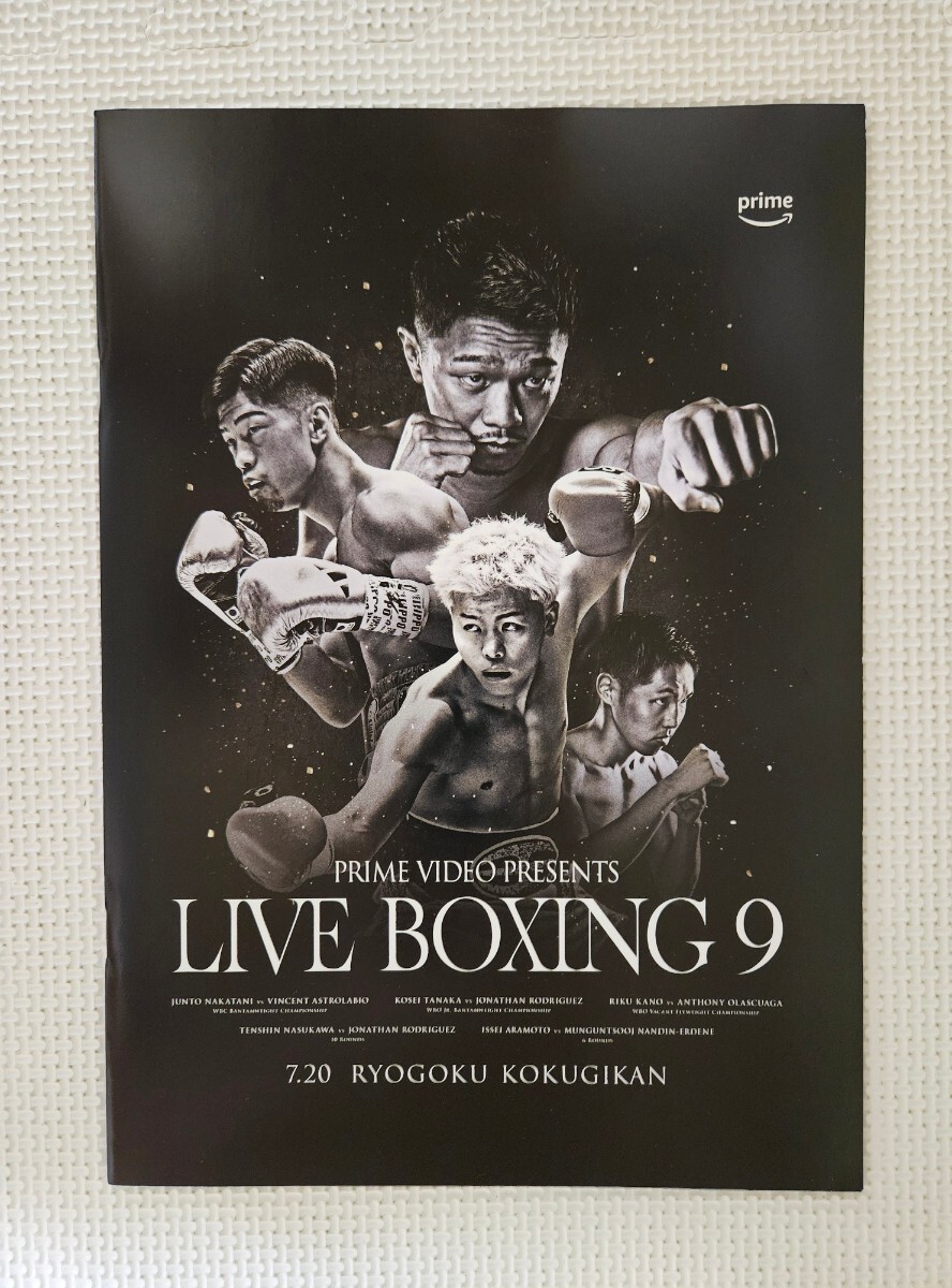 ボクシング パンフレット / 3大世界戦2024.7.20 中谷潤人 vs アストロラビオ / 加納陸 vs オラスクアガ / 田中恒成 / 那須川天心拍卖