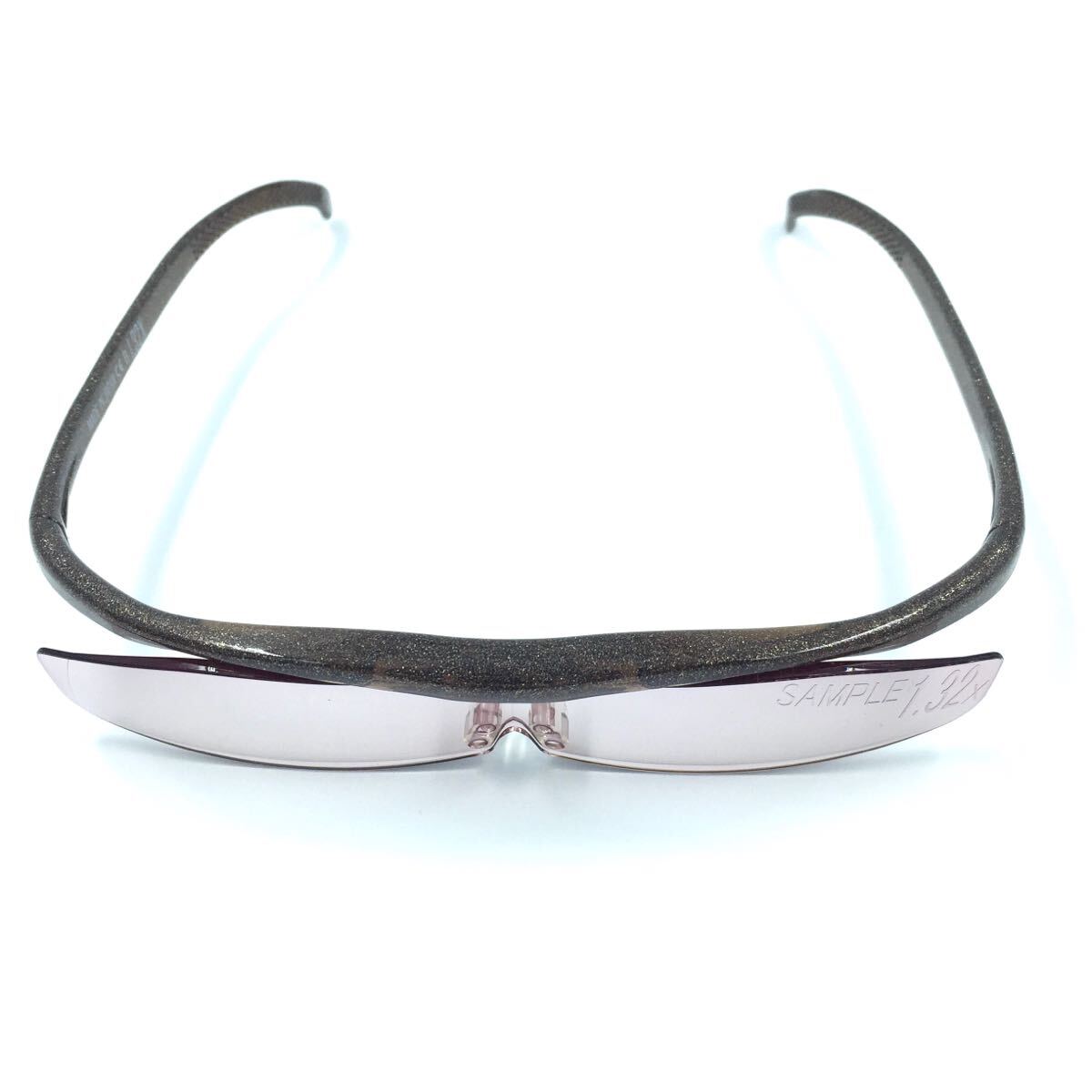 Hazuki ハズキルーペ クール ブラウン 1.32倍 ブルーライトカット リーディンググラス 日本製拍卖