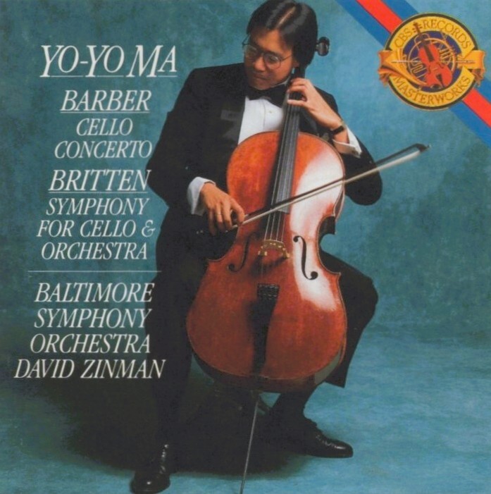 バーバー:チェロ協奏曲 / ブリテン:チェロ交響曲 / ヨーヨー・マ(vc),デイヴィッド・ジンマン&ボルティモア交響楽団 / CBS / MK-44900拍卖