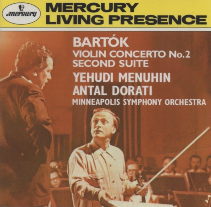 バルトーク:ヴァイオリン協奏曲第2番 / ユーディ・メニューイン(vn),アンタル・ドラティ&ミネアポリス交響楽団 / MERCURY / 434-350-2拍卖